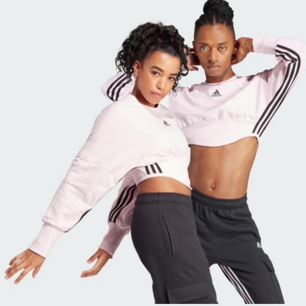 Adidas Dance 3 Stripe- Corset-Inspired Sweatshirt